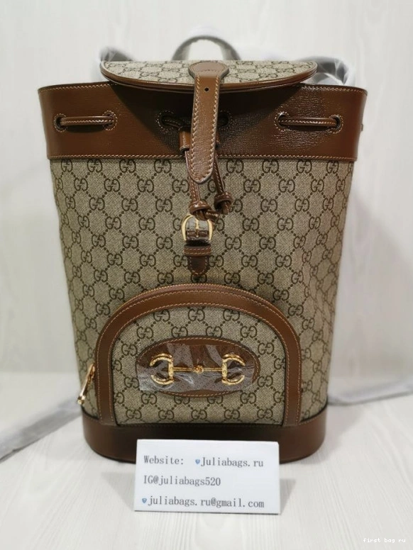 First bag ru Horsebit GUCCI backpack 1955 0814